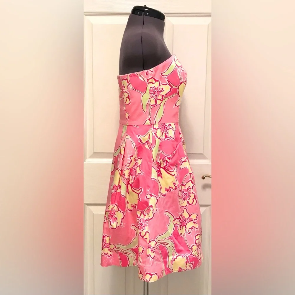 Lilly Pulitzer Blossom Dress Hotty Pink Day Lilly - Picture 10 of 16